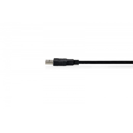 Kabel adapter USB 2.0 - DB9 RS232 M/Ż, chipset FTDI (FT232RNL), PVC, czarny, 1.8 m
