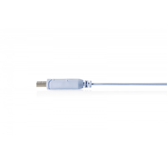 Kabel adapter do konsoli USB-A 2.0 męski do RJ45 | Chipset FTDI (FT232RNL) | jasnoniebieski | 1.8m