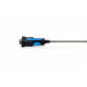Kabel adapter USB 2.0 do RS232 (DB9) | Chipset FTDI (FT232RNL) | PVC, transparentny | Mocowanie na śruby | 1.8m