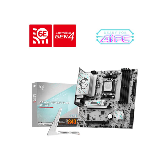 Płyta główna B840M GAMING PLUS WIFI6 am5 4DDR5 mATX 