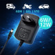 Ładowarka do akumulatora AGM GEL STD | Prostownik 6V/12V | 6W |  5.5x2.1 | kabel 1.8m 