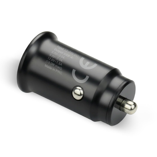 Ładowarka samochodowa CC-15QC QC3.0 18W 1XUSB + kabel USB-C 1m