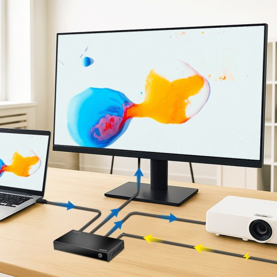 Splitter HDMI, 1x2-Port 4K/60Hz 