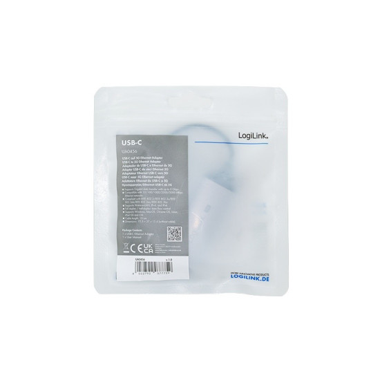 Adapter ethernet USB-C/ M 3.2 Gen1 do RJ45 