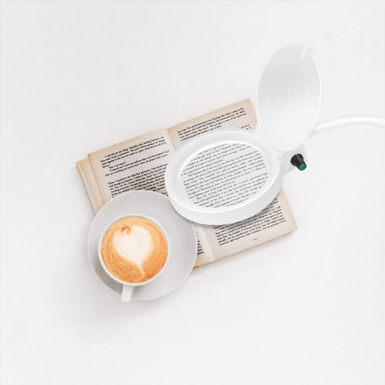 Szkło powiekszające z podstwą, 8i36 dioptrii 