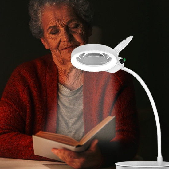 Szkło powiekszające z podstwą, 8i36 dioptrii 