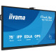 Monitor interaktywny 75 cali TE7513A-B2AG INFRARED,40pkt,IPS,4K,7H,500cd/m2, WiFi,USB, ANDROID 14, Google EDLA,2x20W, UCHWYT ŚCIENNY 