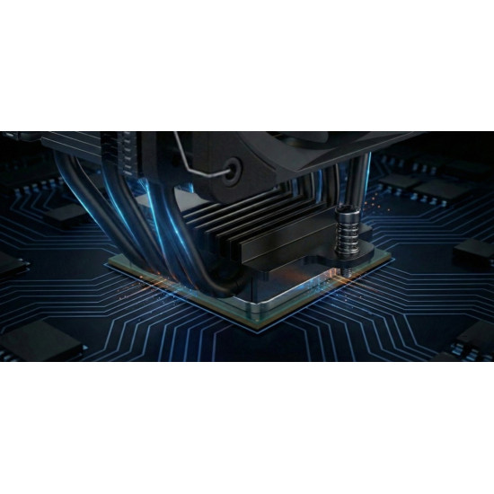 Chłodzenie powietrzne Volcano 0C T101 ARGB 120 czarne