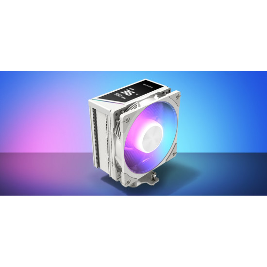 Chłodzenie powietrzne Volcano 0C T202 LCD ARGB 120 białe