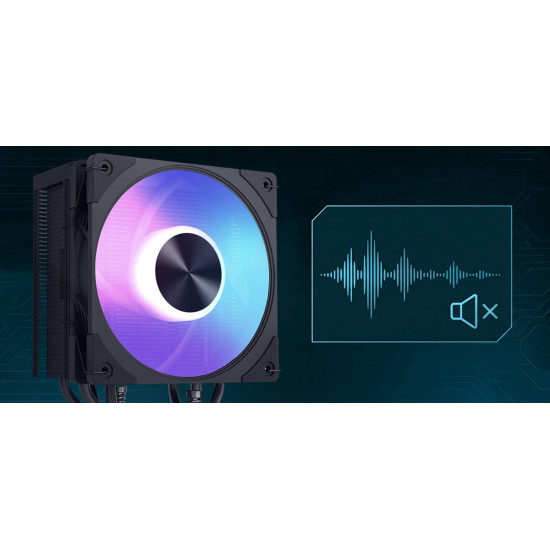 Chłodzenie powietrzne Volcano 0C T701 ARGB 120 czarne