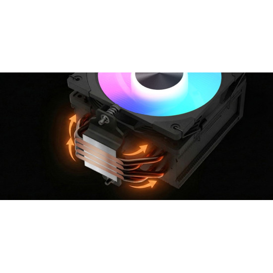Chłodzenie powietrzne Volcano 0C T701 ARGB 120 czarne
