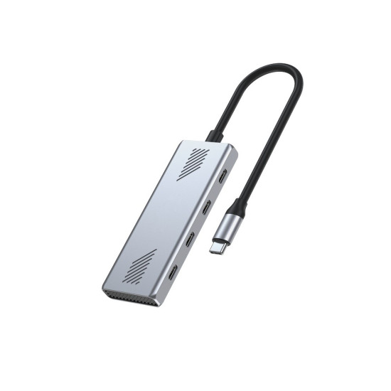 HUB USB3.2 Gen2 typ C, 4 porty USB-C 