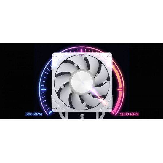 Chłodzenie powietrzne Volcano 0C T720 120 białe