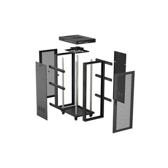 Szafa instalacyjna rack stojąca 19