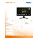 Monitor 23.8 cala MAG 245F X24 LED/FHD/Flat/240Hz/czarny