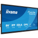 Monitor interaktywny 86 cali TE8615A-B2AG IPS,4K,40pkt,550cd,DeepContrast-IR+,    HDMI x2,DP,USB-C, 2 x 20W, OPS Slot x1, 5xUSB, 2xRJ45,8-Array,EDLA, 