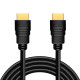 Kabel HDMI 4K/60Hz, CCS , czarny, 1m 