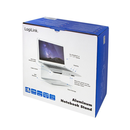 Aluminiowa podstawka pod notebooka 11-17'5kg