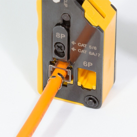 Narzędzie zaciskowe do wtyków CAT5/6/6A/7