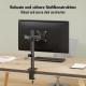 Uchwyt do monitora 17 - 32', max 10kg., stalowy 