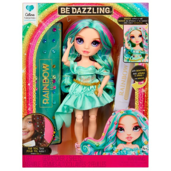 Lalka Rainbow High Be Dazzling, Celine Turquois 