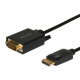 Kabel Display Port-VGA CL-203 1.8m
