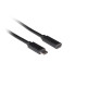 Przedłużacz USB-C M/F 3.1 0.5m czarny