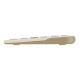 Klawiatura Marshmallow KW100 BT5.0LE/Oat Milk 