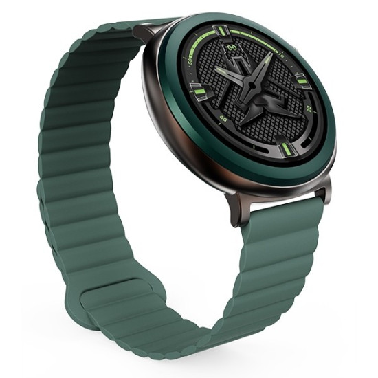 Smartwatch Aurora Amoled rozmowy AI zielony 