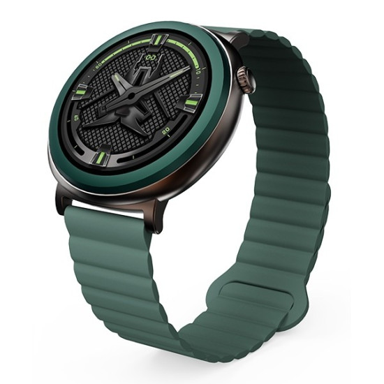 Smartwatch Aurora Amoled rozmowy AI zielony 