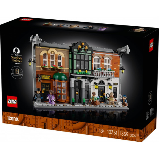 Klocki Icons 10351 Sherlock Holmes: Book nook