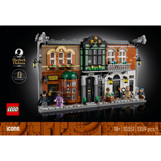 Klocki Icons 10351 Sherlock Holmes: Book nook