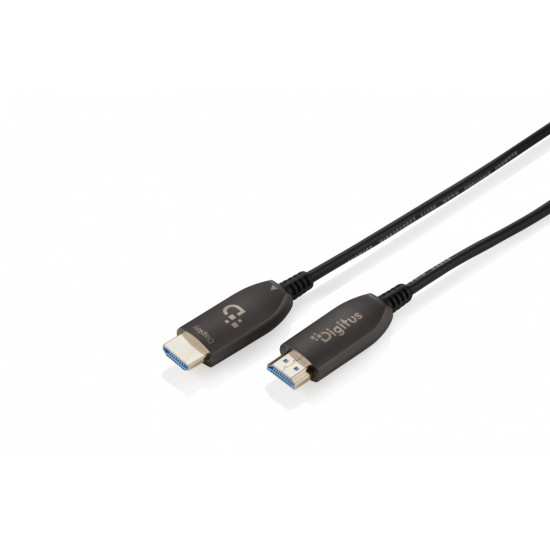 Kabel połączeniowy hybrydowy HDMI AOC | HDMI-A męski-męski | HDMI 2.1 | UHD-2 8K@60Hz | 48Gbps |HDR, eARC, HDCP 2.2, CEC | 80m