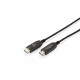 Kabel połączeniowy hybrydowy HDMI AOC | HDMI-A męski-męski | HDMI 2.1 | UHD-2 8K@60Hz | 48Gbps |HDR, eARC, HDCP 2.2, CEC | 100m