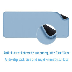 Podkładka na klawiaturę i mysz, XXL, niebieska 