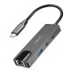 Hub USB 3.2 Gen 1,3port y, z 2.5G Gigabit ethernet