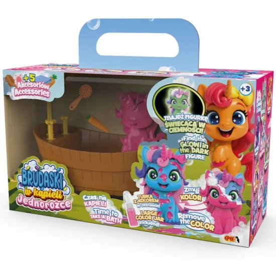 Figurki Brudaski Jednorożce Zestaw Łazienka Luna 