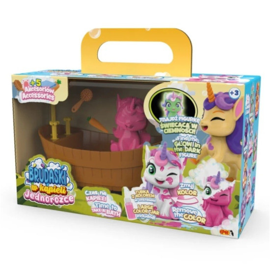 Figurki Brudaski Jednorożce Zestaw Łazienka Muffinka 