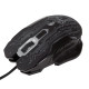 Mysz USB dla graczy, 2400 DPI, czarna