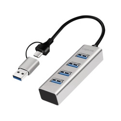 Hub USB3.0 4-porty USB- A 5Gbit/s 