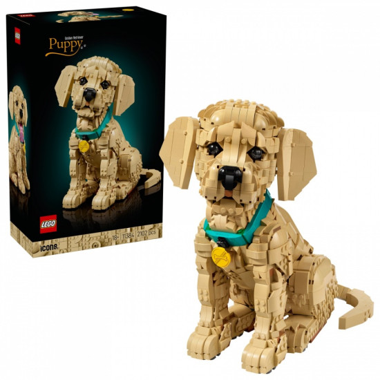 Klocki Icons 11384 Szczeniak golden retriever 
