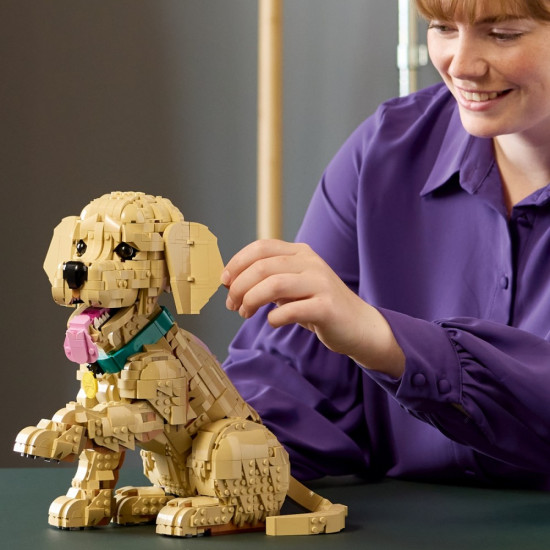 Klocki Icons 11384 Szczeniak golden retriever 