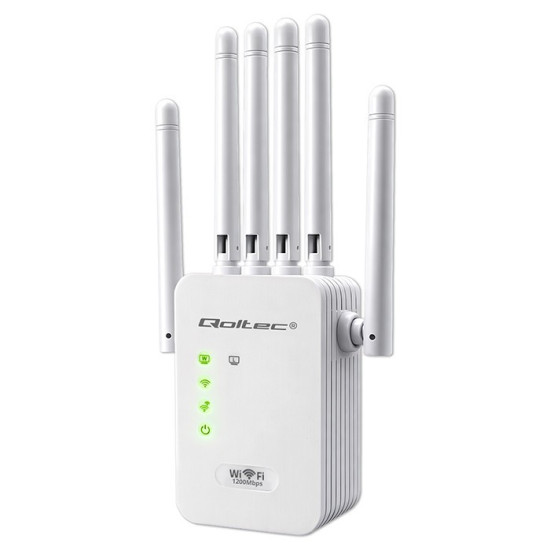 Wzmacniacz syganłu WiFi 6 | Repeater | Access Point | AX1200 Mb/s| 6 anten | 2xRJ45 | 128MB 