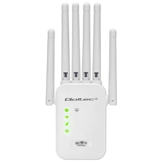 Wzmacniacz syganłu WiFi 6 | Repeater | Access Point | AX1200 Mb/s| 6 anten | 2xRJ45 | 128MB 