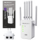Wzmacniacz syganłu WiFi 6 | Repeater | Access Point | AX1200 Mb/s| 6 anten | 2xRJ45 | 128MB 