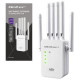Wzmacniacz syganłu WiFi 6 | Repeater | Access Point | AX1200 Mb/s| 6 anten | 2xRJ45 | 128MB 