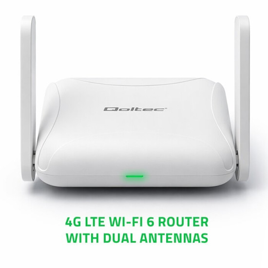 Router Home&Travel 4G LTE WiFi 6 | AX300 | 2.4GHz | Dual Antena |USB-C | Micro SIM 