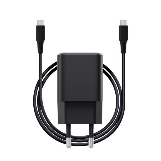 Ładowarka Maxo 65W USB-C GaN czarna