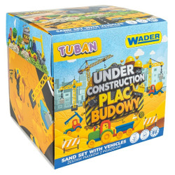 Zestaw Piasek dynamiczny i Fluffy - Plac budowy 