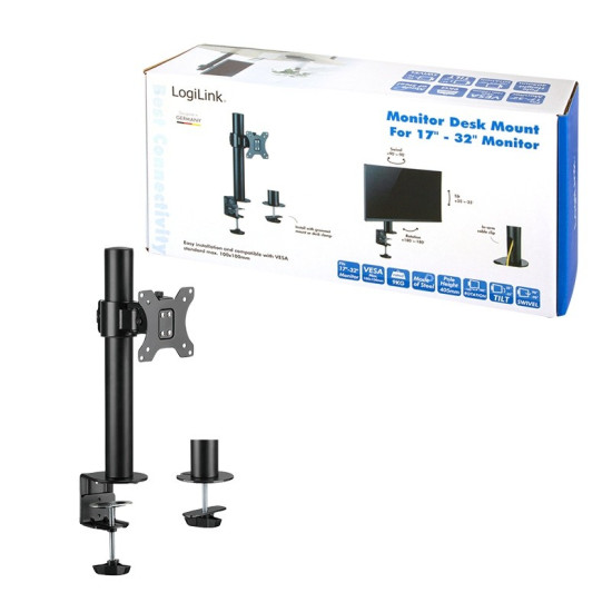 Uchwyt do monitora 17-32 cale, stalowy, maks. 9kg 